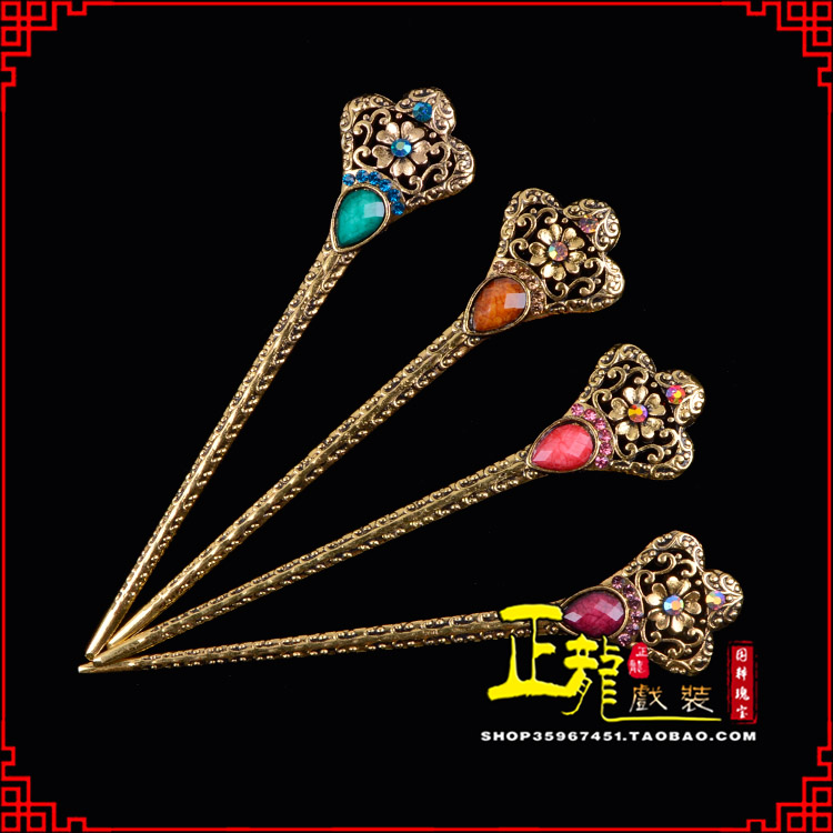 成都头饰老旦青衣员外夫人簪子 老旦发簪