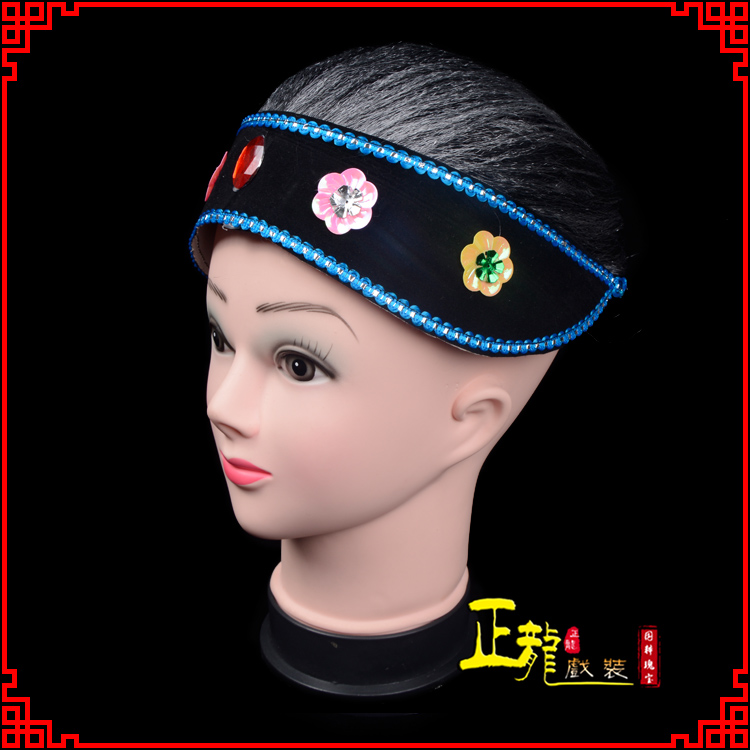 成都老旦媒婆穷老太婆假发套 老旦头套