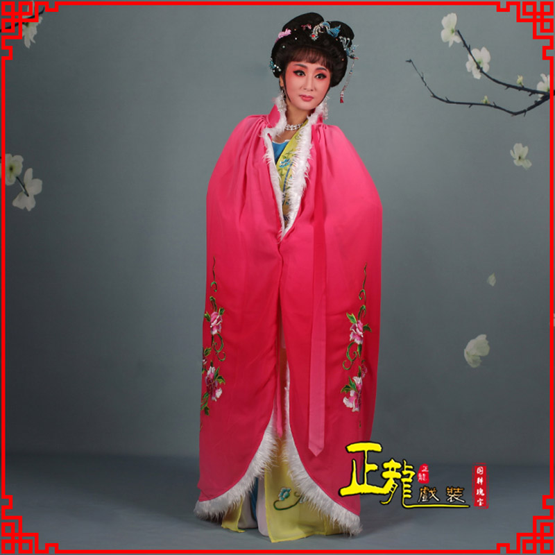 成都小花旦绣花斗篷 花旦披风